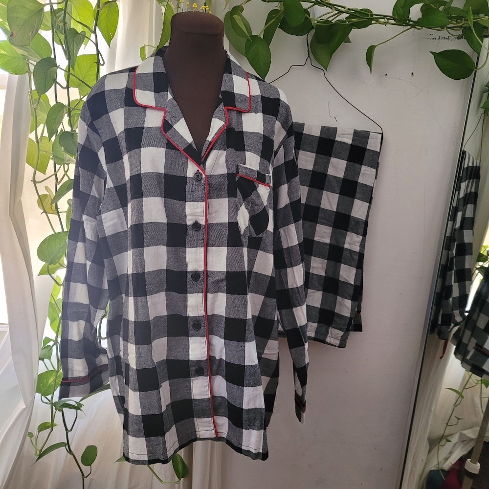 NWT wondershop by target Plaid Lounge sleep set size 2xl Holiday